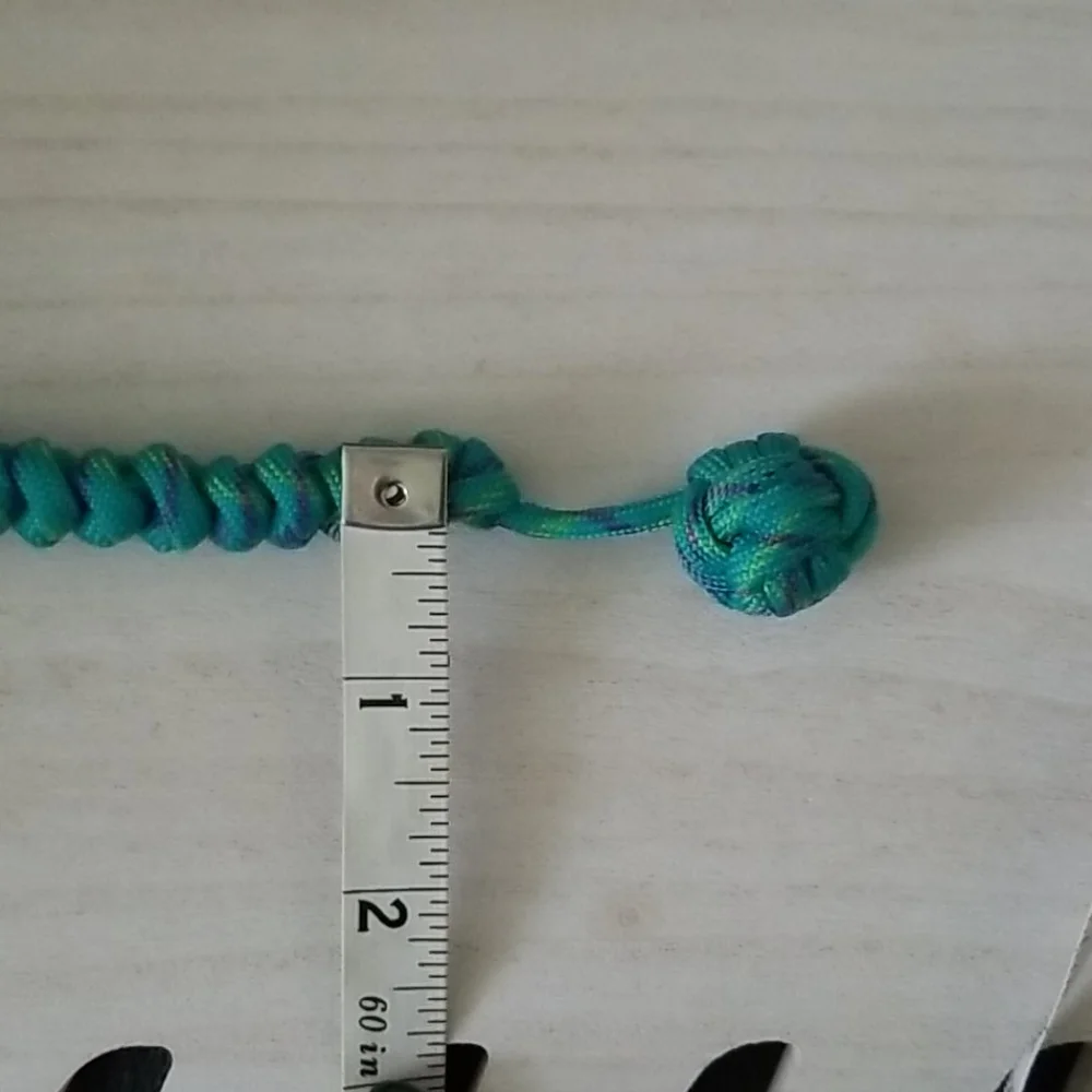 Blue Paracord Keychain
